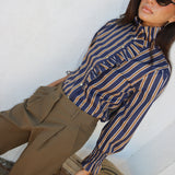 Camisa Lewa Bred Marino