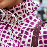 Camisa Lewa Teils Morado