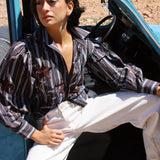 Camisa Waren Marrón