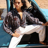 Camisa Waren Marrón