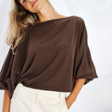 Camiseta Sarlat Marrón
