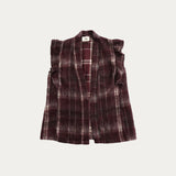 Chaleco Crail Escoces burdeos