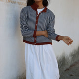 Chaqueta Katel Rayas Marino