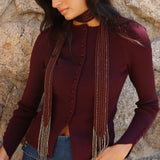 Chaqueta Hasty Burdeos