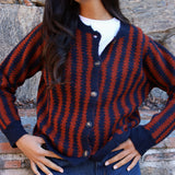 Chaqueta Pullin Marino/Teja