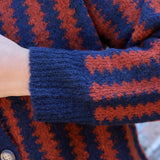 Chaqueta Pullin Marino/Teja