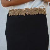Cinturón Clasp Dorado
