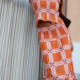 Falda Allet Blok Naranja