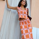 Falda Allet Blok Naranja