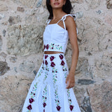 Falda Tisso Blanco