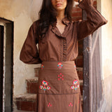 Camisa Bruin Marrón