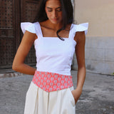 Fajín Kanne Coral Bolck