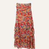 Falda Strep Blatt Rojo