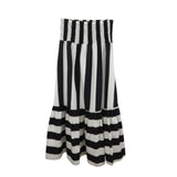 Falda Allet Rayas Negro