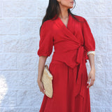 Falda Vita Rojo