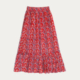 Hitch Red Skirt Set