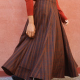 Falda Strath Marrón