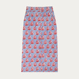 Falda Pert Rayas Azul