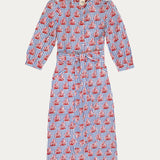 Vestido Pert Rayas Azul