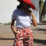 Pantalón Riwe Tapet Burdeos