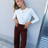 Pantalón Bass Marrón Castaño