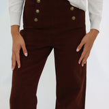 Pantalón Bass Marrón Castaño