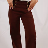 Pantalón Bass Marrón Castaño