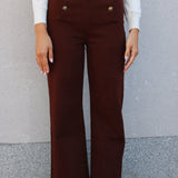 Pantalón Bass Marrón Castaño