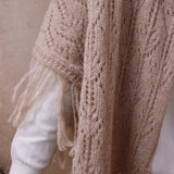 Poncho Giver Beige