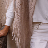 Poncho Giver Beige
