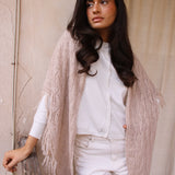 Poncho Giver Beige