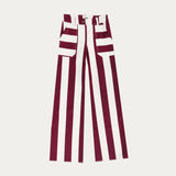 Pantalón Prast Rayas Burdeos