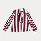 Camisa Sich Rayas Burdeos