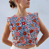 Top Frill Bloom Multicolor