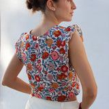 Top Frill Bloom Multicolor