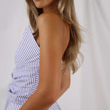 Top Strez Rayas Azul