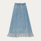 Falda Libby Jeans claro
