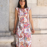 Vestido Lothi Blooms Blanco