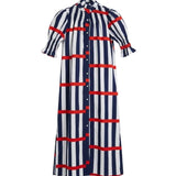 Vestido Ruché College Navy