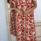 Vestido Romp  Tapet Burdeos