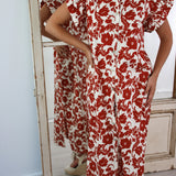 Vestido Romp  Tapet Burdeos