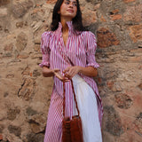 Vestido Ruché Drielyn Pink