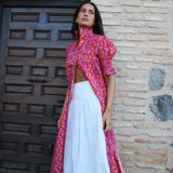 Vestido Ruché Hitch Rojo