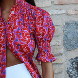 Vestido Ruché Hitch Rojo
