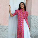 Vestido Ruché Hitch Rojo