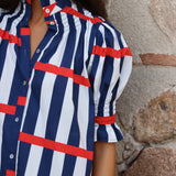 Vestido Ruché College Navy