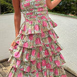 Vestido Rulle Bloom Verde