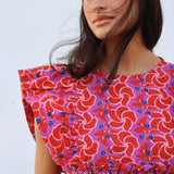 Vestido Snap Hitch Rojo