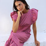 Vestido Snap Drielyn Malva