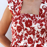 Vestido Volss Tapet Burdeos